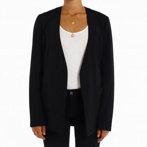 T by Alexander Wang Black Open Front Blazer - Size 8